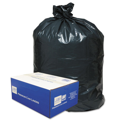 Classic Linear Low-Density Can Liners, 30 gal, 0.71 mil, 30" x 36", Black, 25 Bags/Roll, 10 Rolls/Carton (303618B) - Grazingbelles