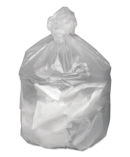 Good 'n Tuff Waste Can Liners, 30 gal, 8 mic, 30" x 36", Natural, 25 Bags/Roll, 20 Rolls/Carton (GNT3037) - Grazingbelles