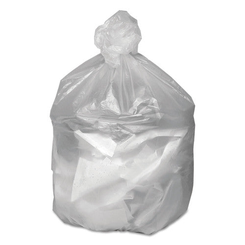 Good 'n Tuff Waste Can Liners, 30 gal, 8 mic, 30" x 36", Natural, 25 Bags/Roll, 20 Rolls/Carton (GNT3037) - Grazingbelles