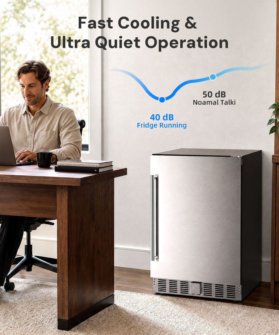 24 Inch Indoor/Outdoor Beverage Refrigerator 58145RKR0