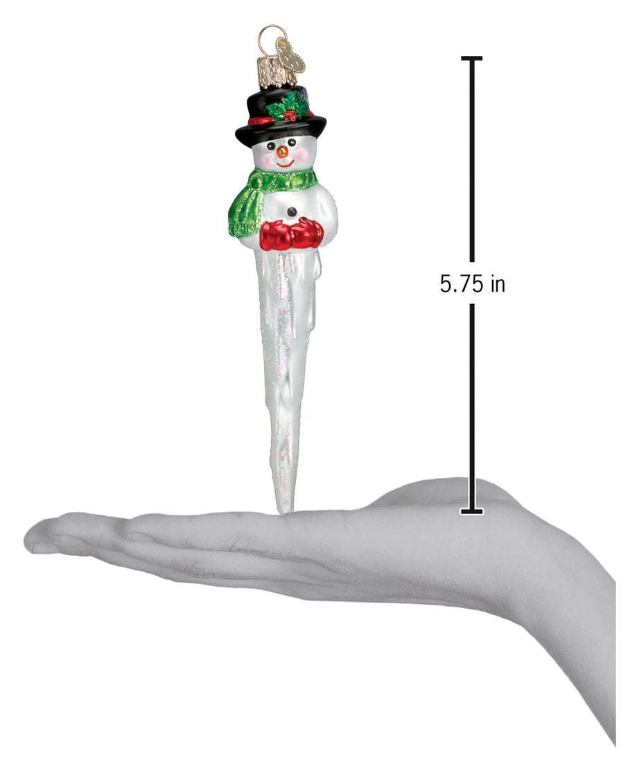 Icicle Snowman Ornament