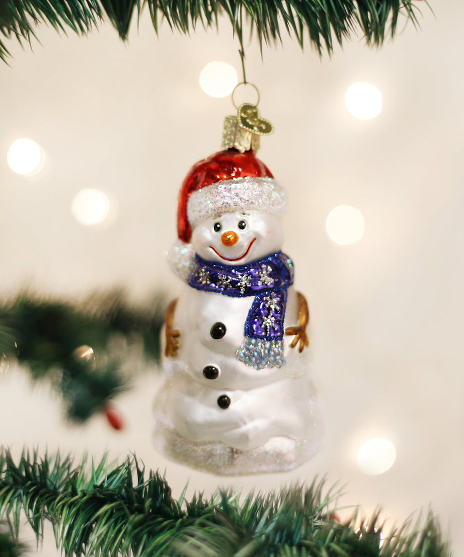Happy Snowman Ornament