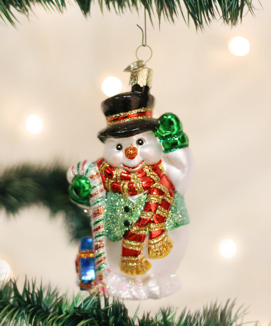 Candy Cane Snowman