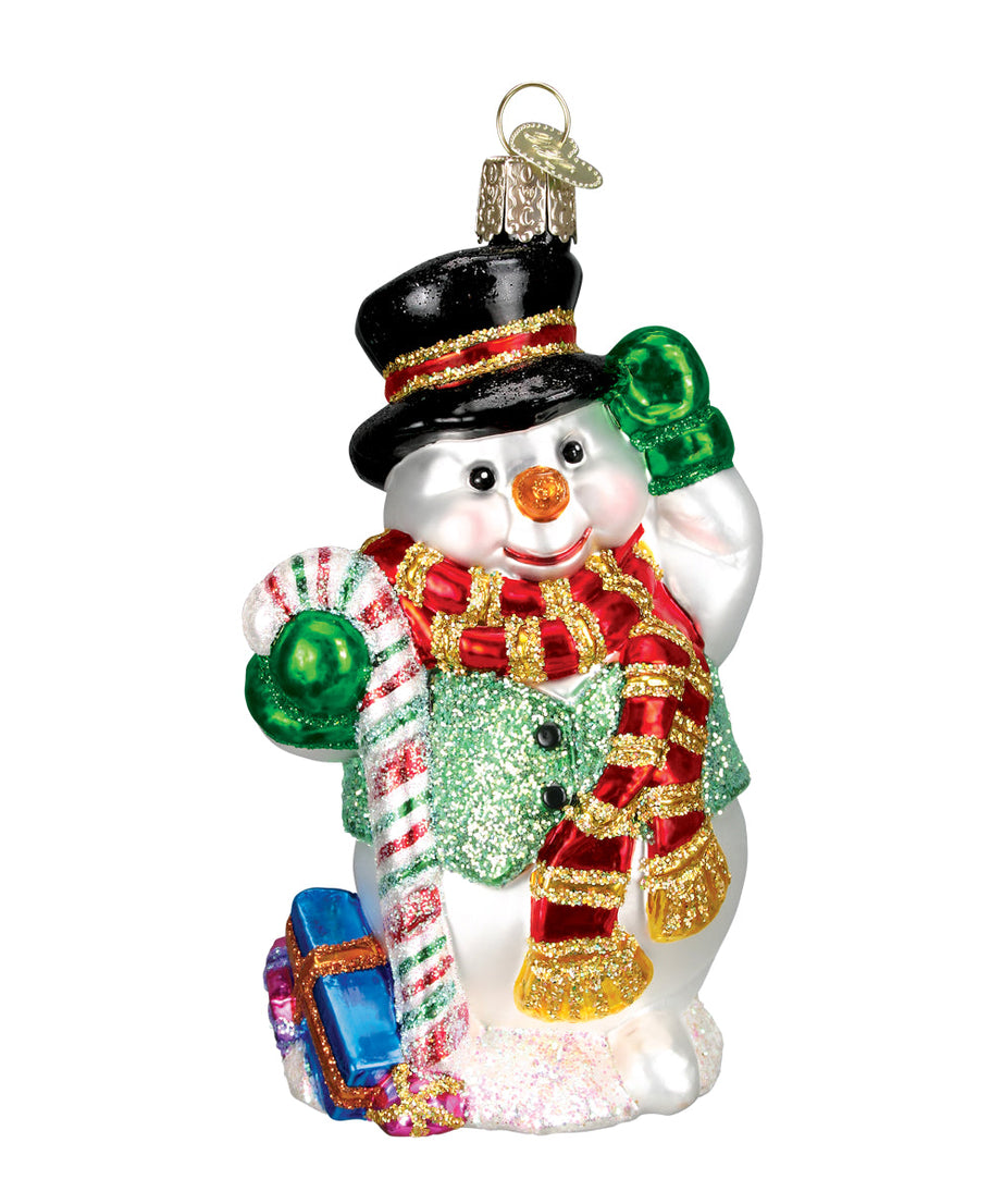 Candy Cane Snowman
