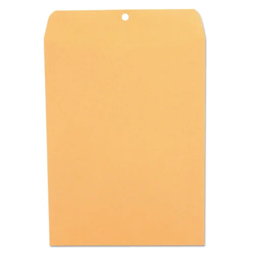 Universal Kraft Clasp Envelope, #90, Square Flap, Clasp/Gummed Closure, 9 x 12, Brown Kraft, 100/Box (UNV35264) - Grazingbelles