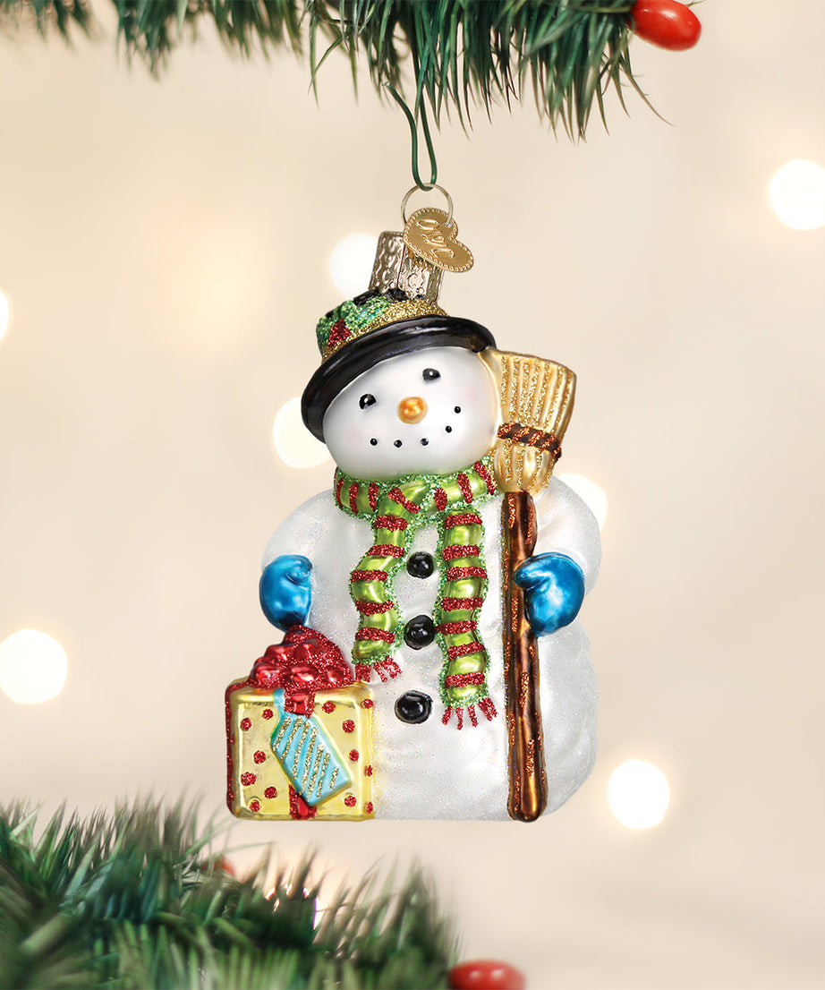 Gleeful Snowman Ornament