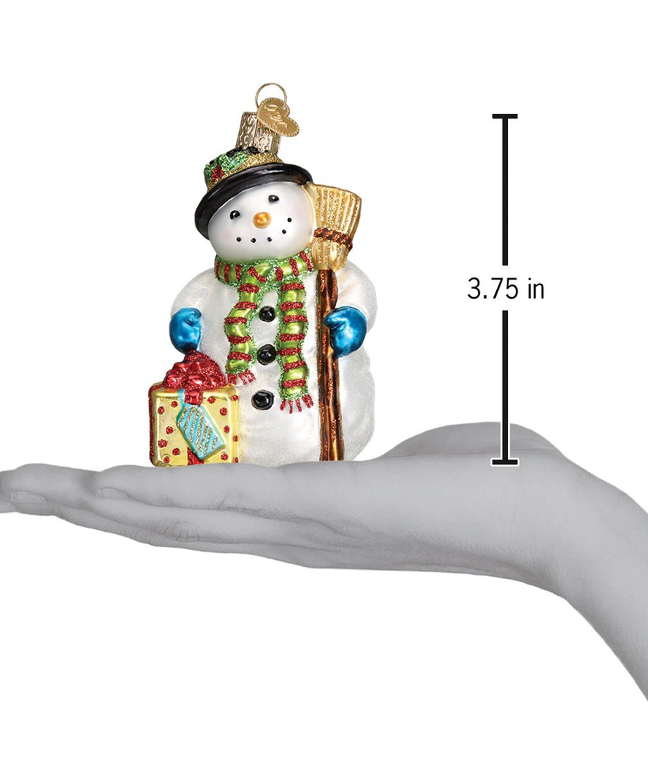 Gleeful Snowman Ornament