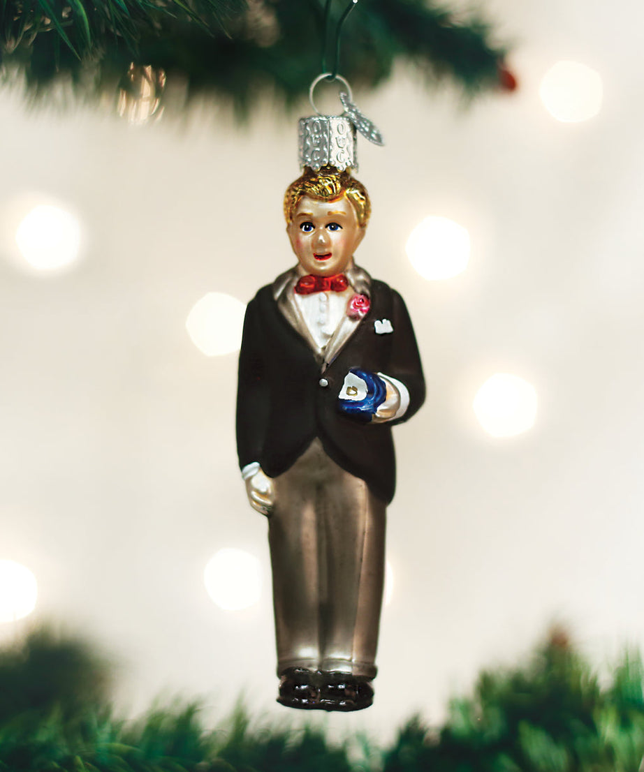 Groom - Blonde Ornament