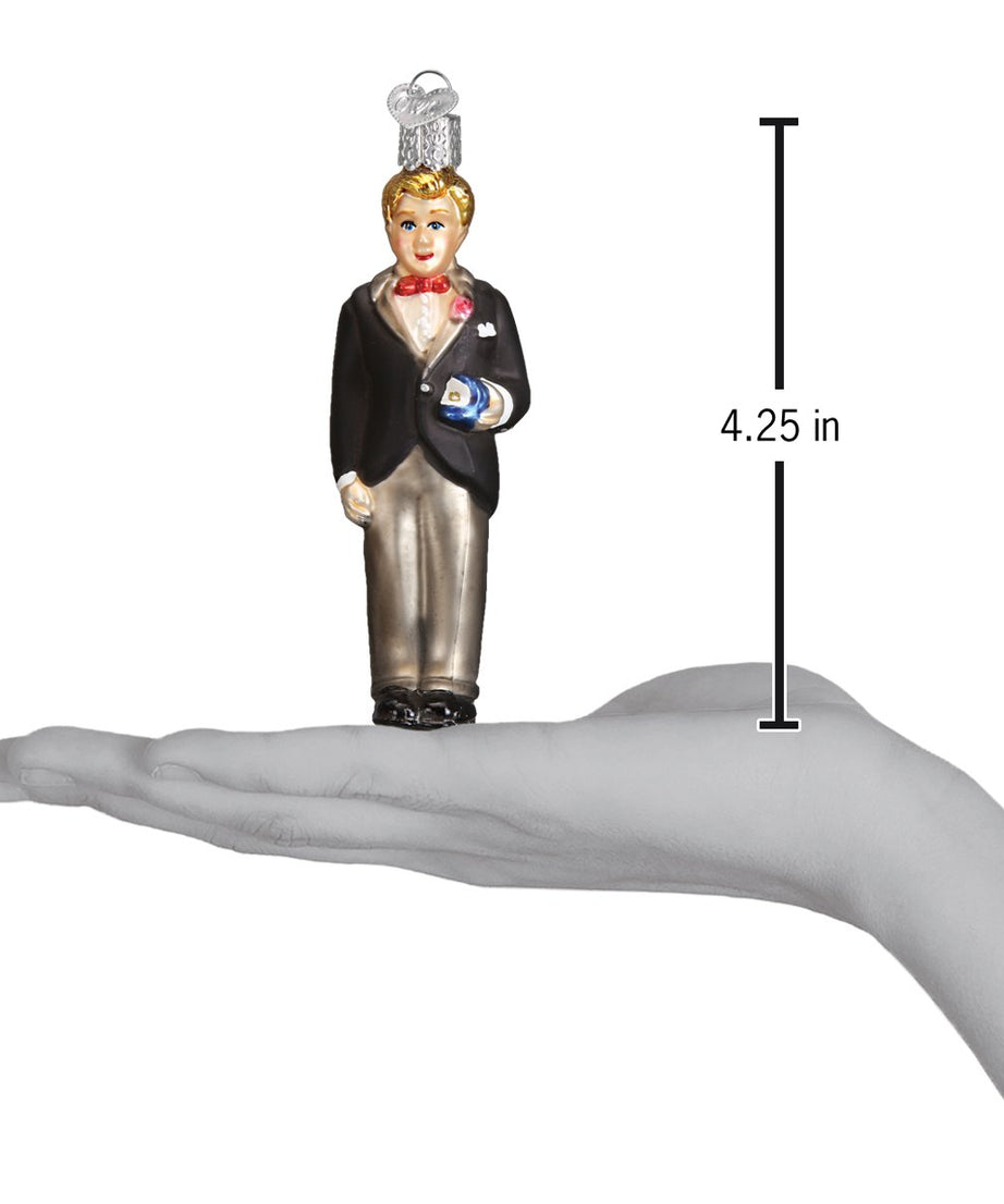 Groom - Blonde Ornament