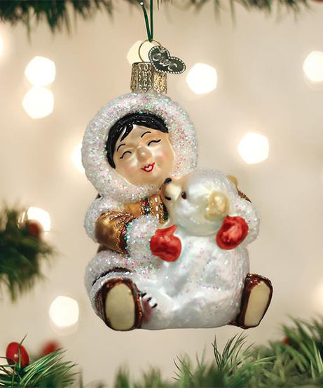 Eskimo Giggles Ornament