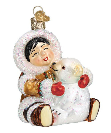 Eskimo Giggles Ornament