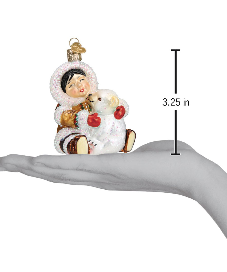 Eskimo Giggles Ornament