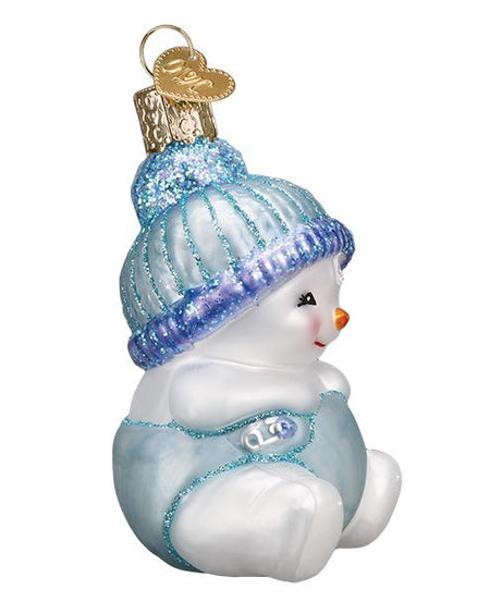 Snow Baby Boy Ornament