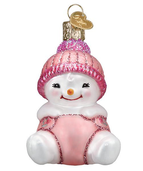 Snow Baby Girl Ornament