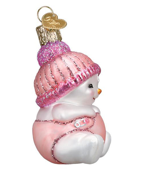 Snow Baby Girl Ornament