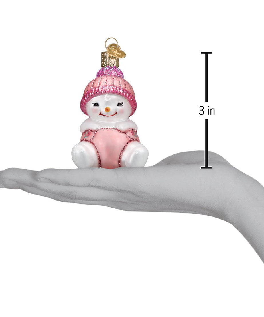 Snow Baby Girl Ornament