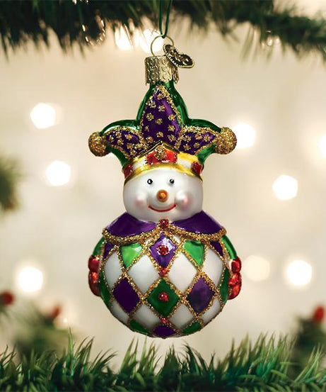 Harlequin Snowman