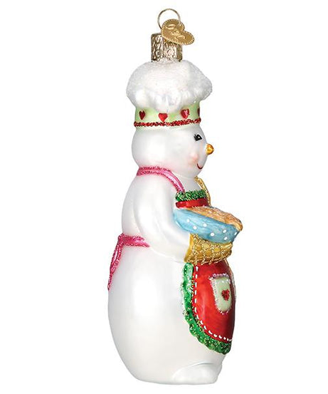 Snow Woman Chef Ornament