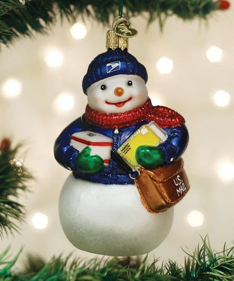 USPS Snowman Ornament