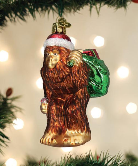 Santa Sasquatch Ornament