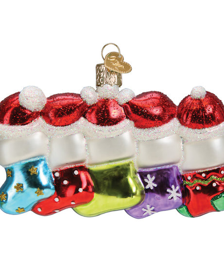 Snow Family Of 5 Ornament