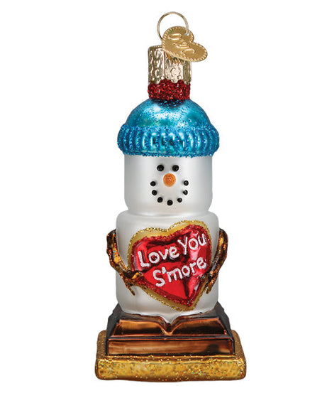 Love You S'more Snowman Ornament