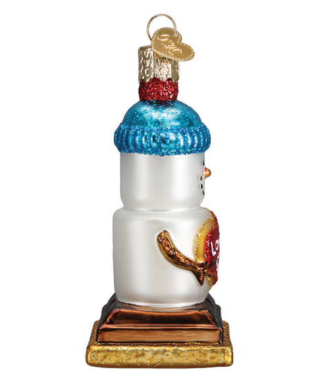 Love You S'more Snowman Ornament