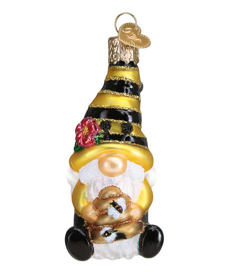 Bee Happy Gnome Ornament
