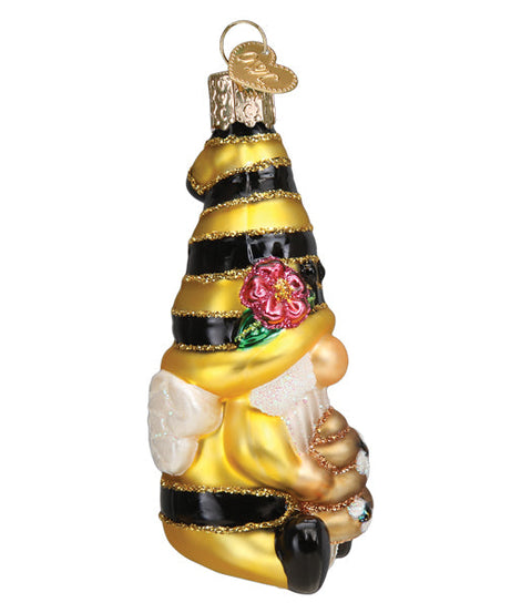 Bee Happy Gnome Ornament