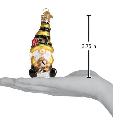 Bee Happy Gnome Ornament