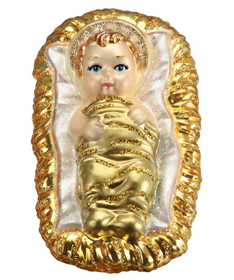 Baby Jesus In Manger Ornament