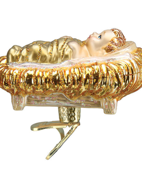 Baby Jesus In Manger Ornament