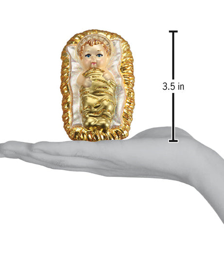 Baby Jesus In Manger Ornament