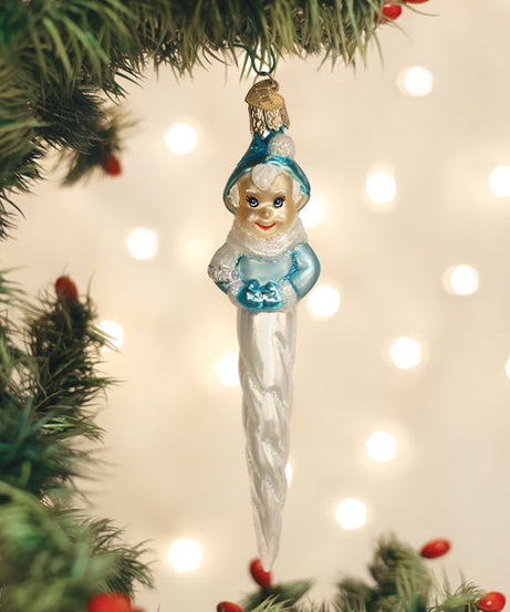 Frosty Elf Icicle Ornament