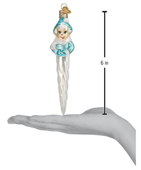 Frosty Elf Icicle Ornament
