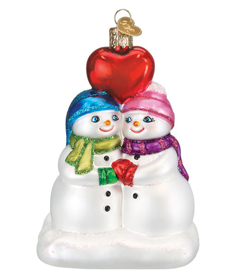 Snow Couple's First Christmas Ornament - Grazingbelles