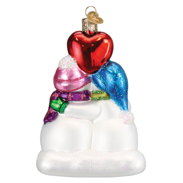 Snow Couple's First Christmas Ornament - Grazingbelles