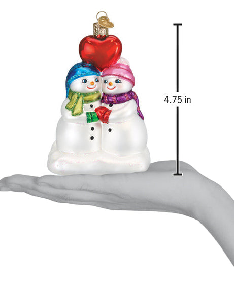 Snow Couple's First Christmas Ornament - Grazingbelles