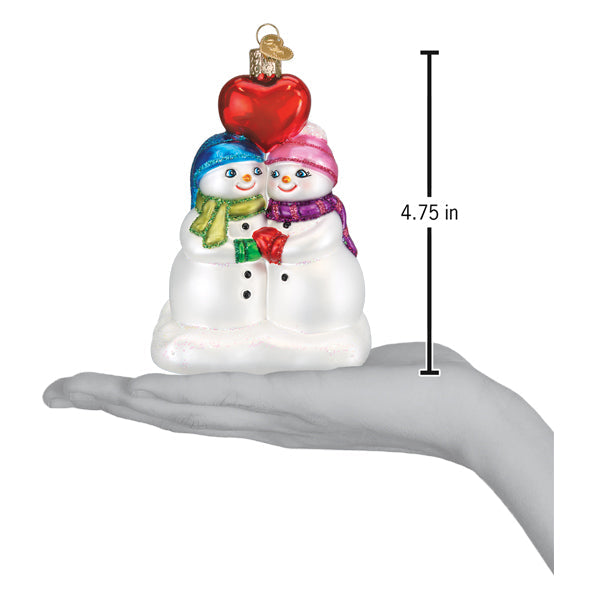Snow Couple's First Christmas Ornament - Grazingbelles