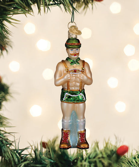 Dasher, Holly Jolly Hunk Ornament