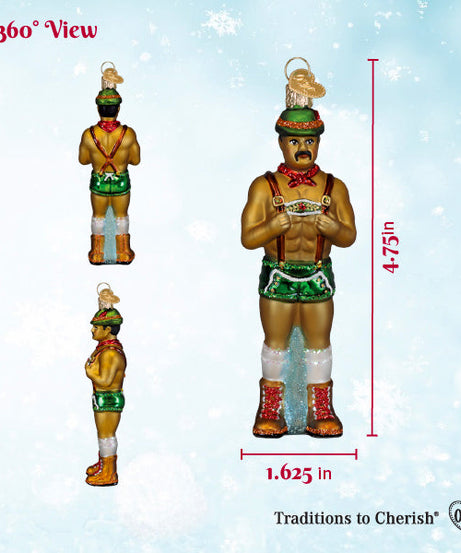 Prancer, Holly Jolly Hunk Ornament