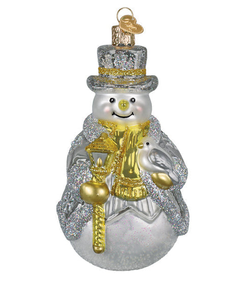 Sterling Snowman Ornament