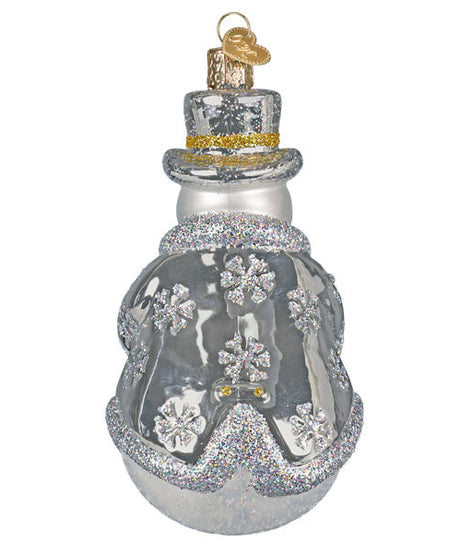 Sterling Snowman Ornament
