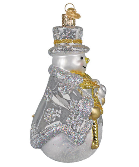 Sterling Snowman Ornament