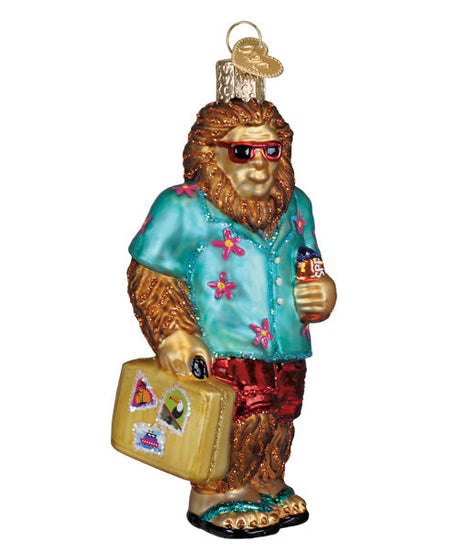 Sasquatch Gone Tropics Ornament