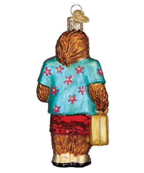 Sasquatch Gone Tropics Ornament