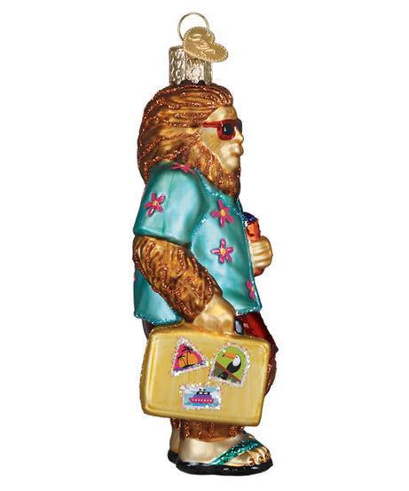 Sasquatch Gone Tropics Ornament