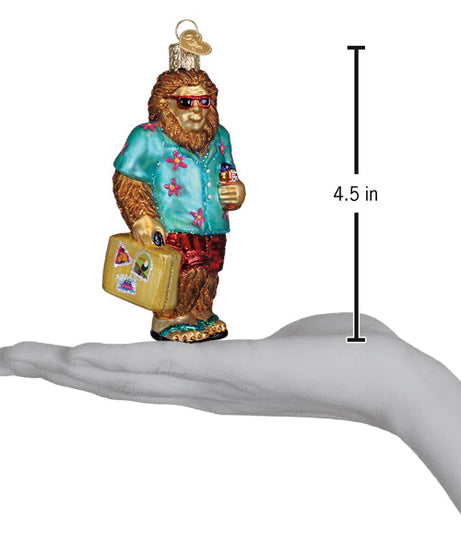 Sasquatch Gone Tropics Ornament