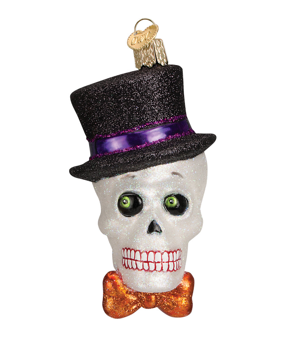 Top Hat Skeleton Ornament