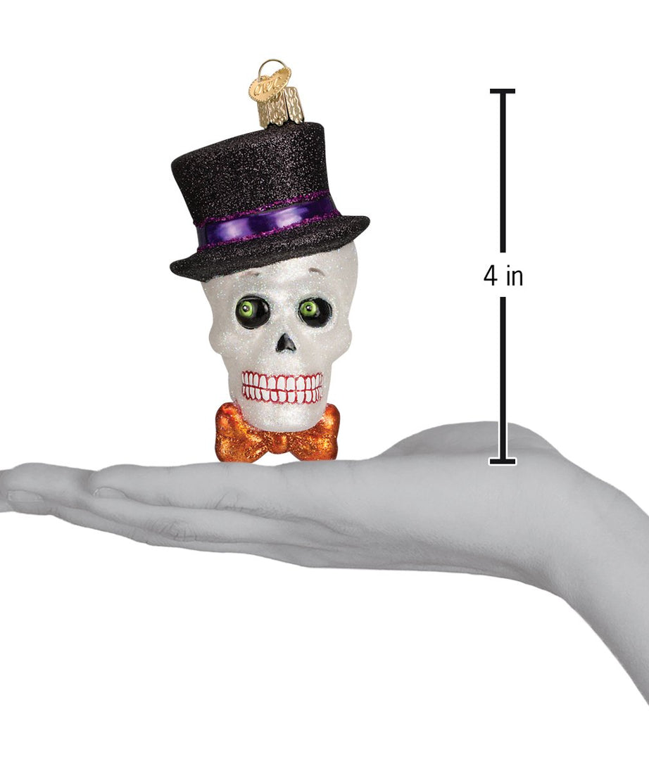Top Hat Skeleton Ornament